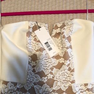 Rebecca Taylor strapless lace dress!